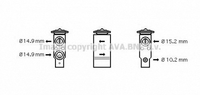 AVA QUALITY COOLING ft1306 -  Расширительный клапан, кондиционер